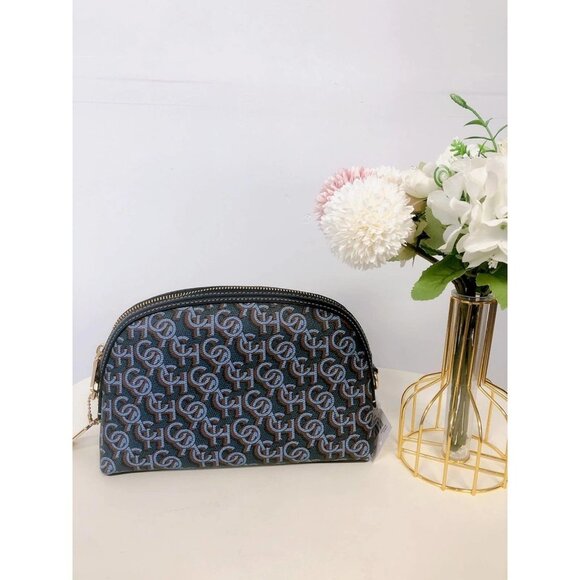 Coach CF343 Madi Crossbody With Coach Monogram Print IN Navy - Picture 2 of 7